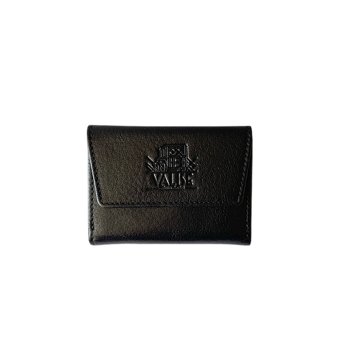 三つ折り財布 ブラックBuff