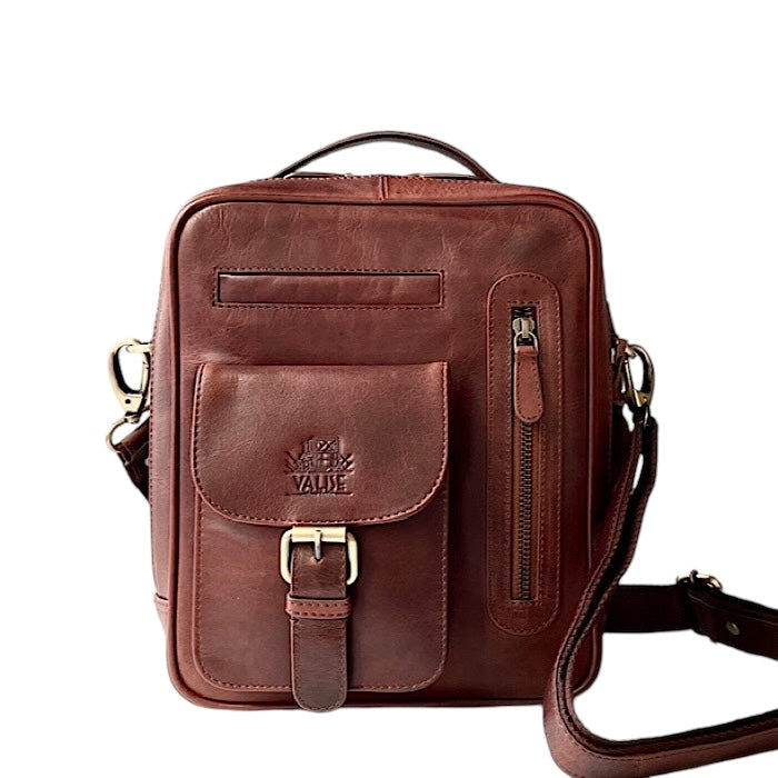 TALL ボックスサッチェル ロイヤルブラウン