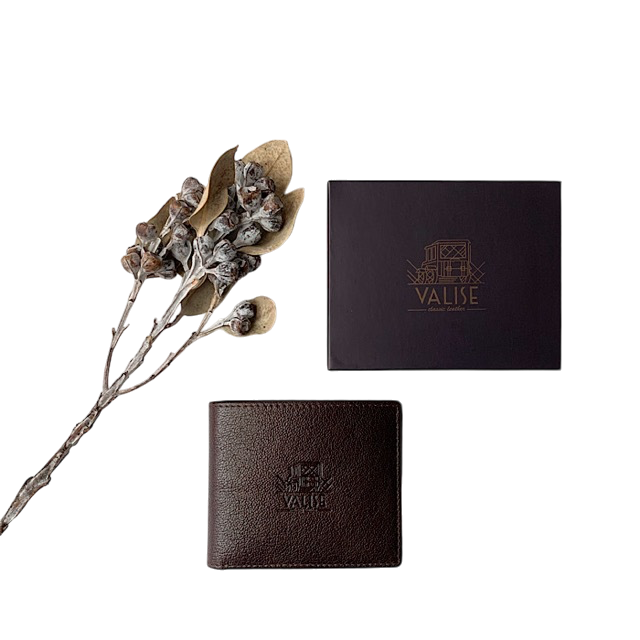 二つ折り財布 マホガニーブラウン