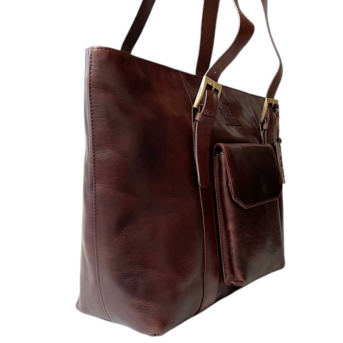 Wideトート ロイヤルブラウン