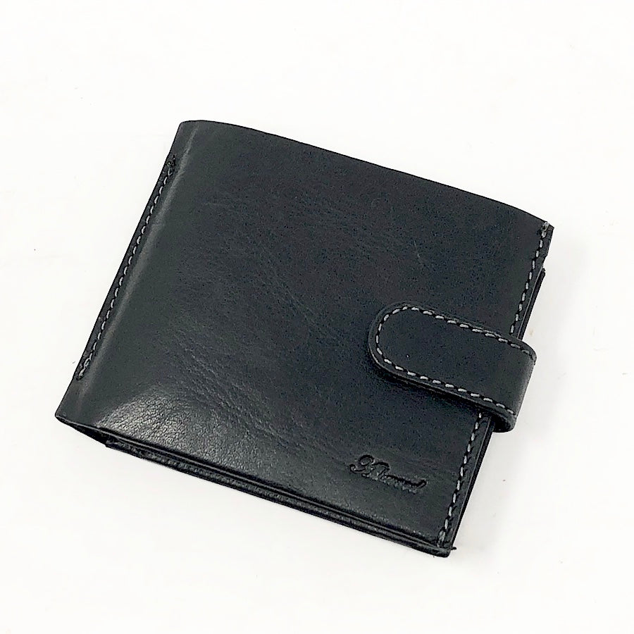 Ashwood レザーウォレット Black