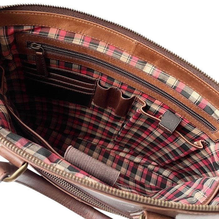 Medium ビジネス アンティークブラウン