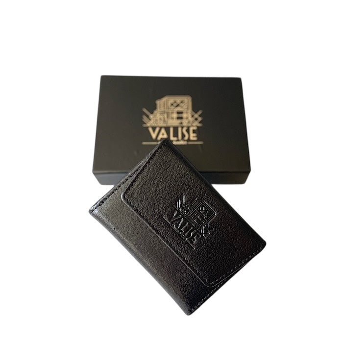 三つ折り財布 ブラックBuff