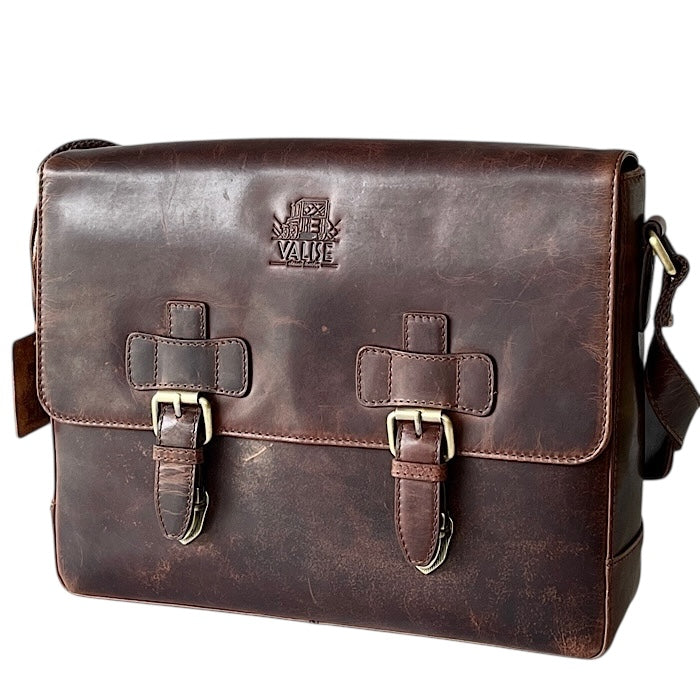 Twin Buckle Antique Brown