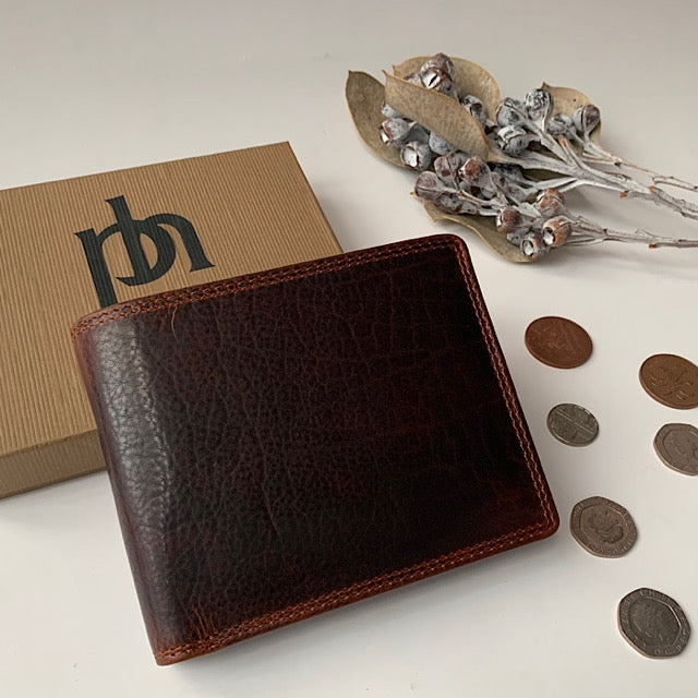 PrimeHide レザーウォレット Brown