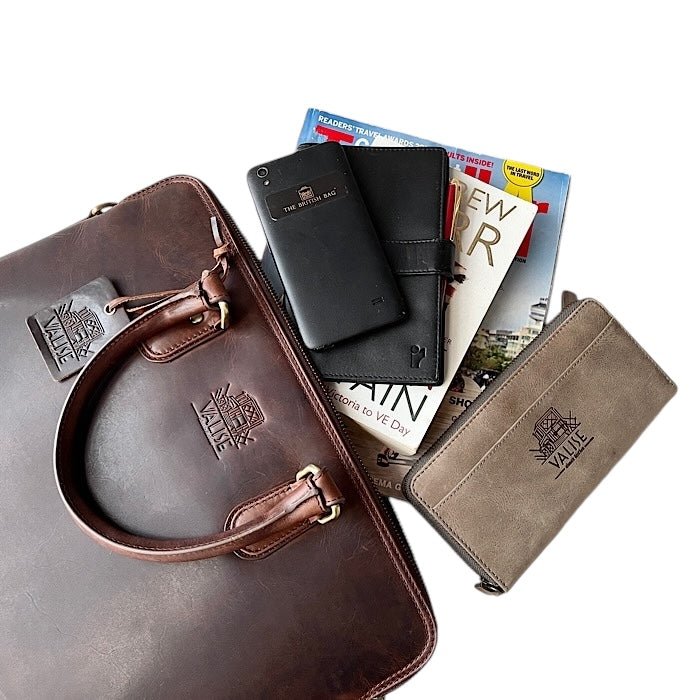 Medium ビジネス アンティークブラウン