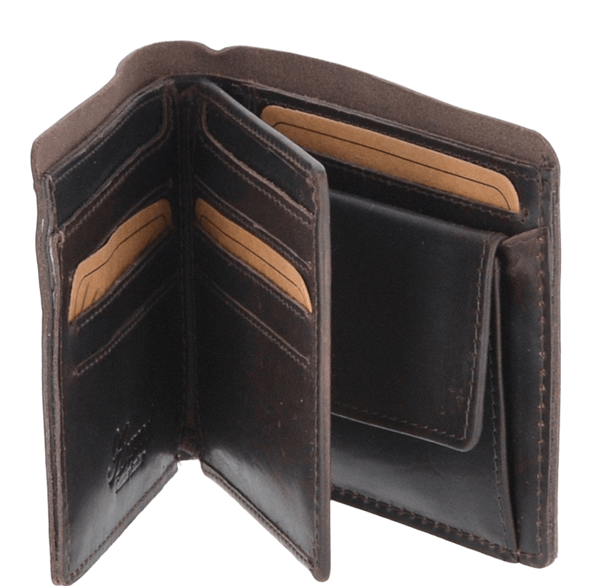 Ashwood 二つ折りレザーウォレット Brown