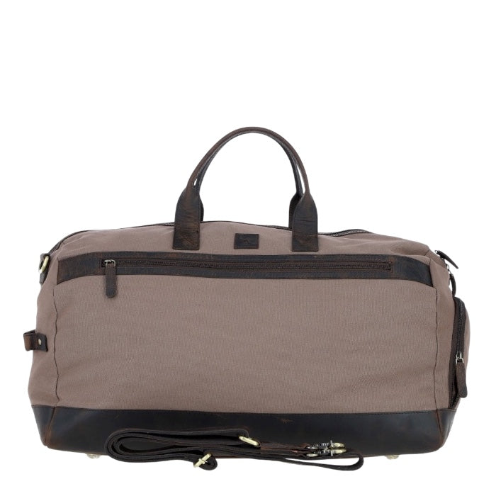 FEN-757 Mud/Grey キャンバス&レザー