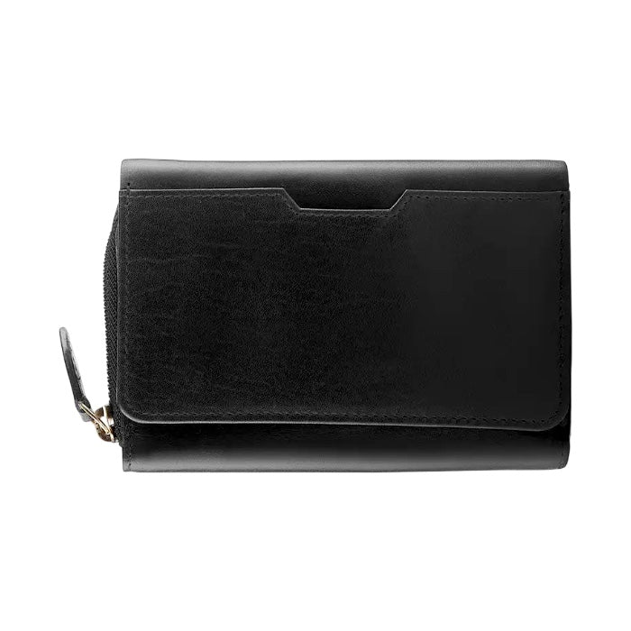 Primehide 三つ折りレザーウォレット 25712 Black