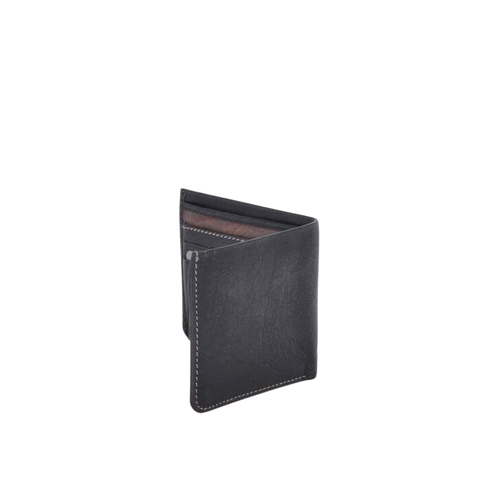 Ashwood レザーウォレット Black