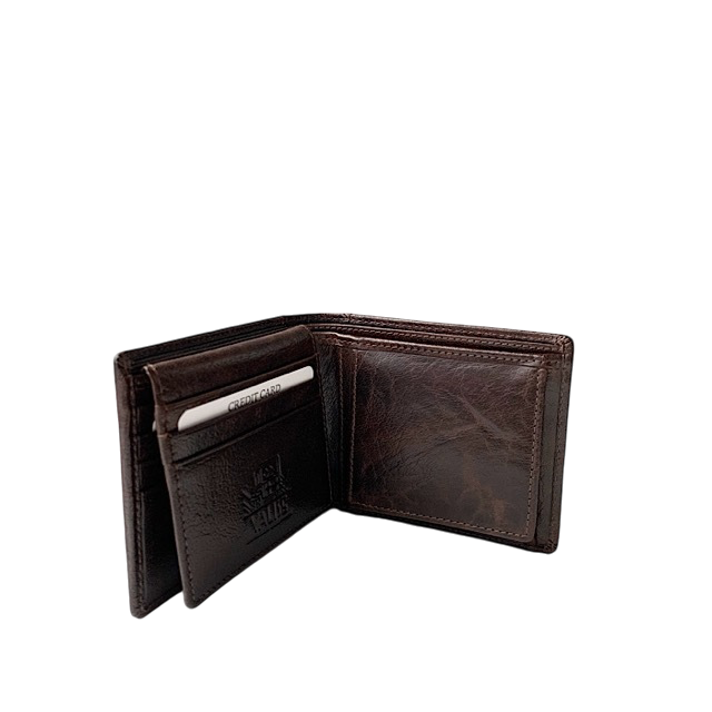 二つ折り財布II マホガニーブラウン
