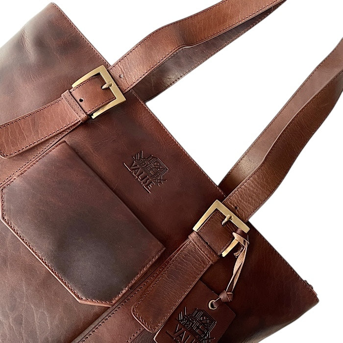 Wideトート ロイヤルブラウン