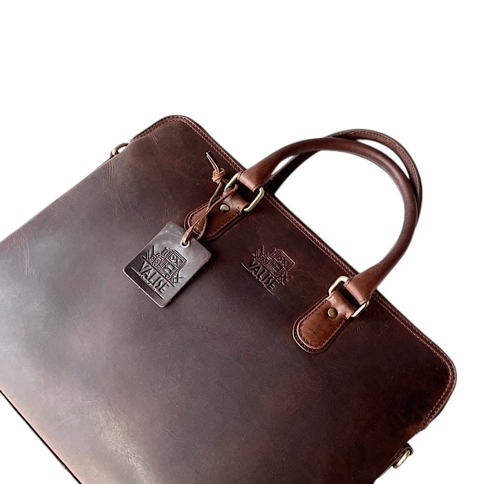 Medium ビジネス アンティークブラウン