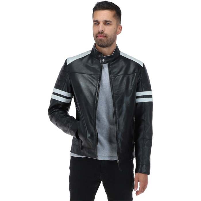 Ashwood Leather Jacket 2507(L) White