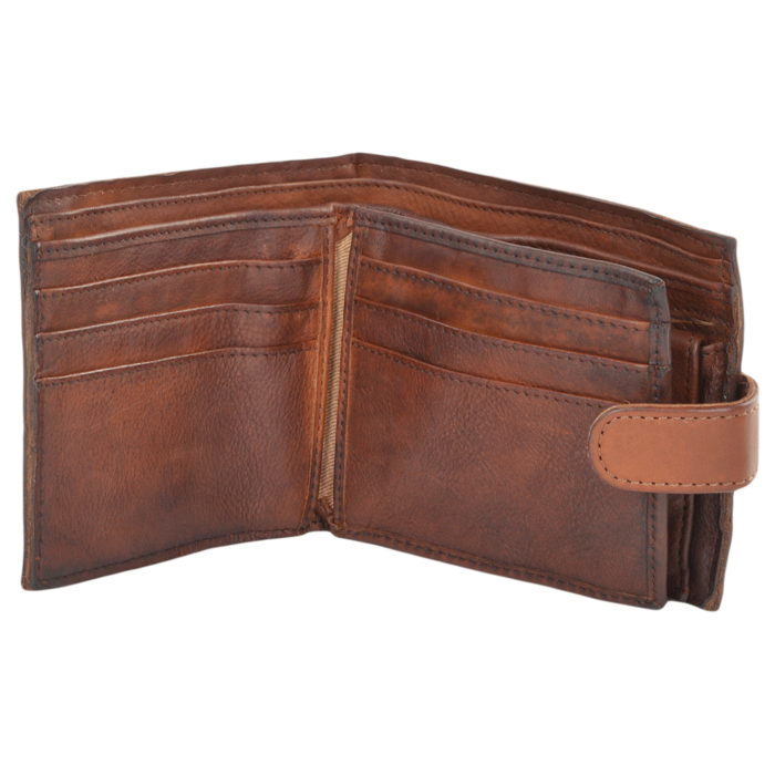 Ashwood 二つ折り レザーウォレット Tan