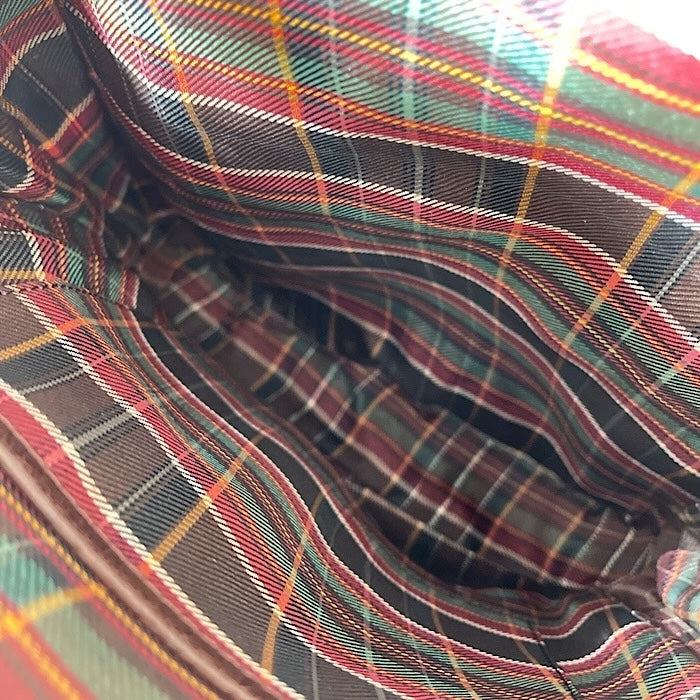 TALL ボックスサッチェル マホガニーブラウンサッチェル