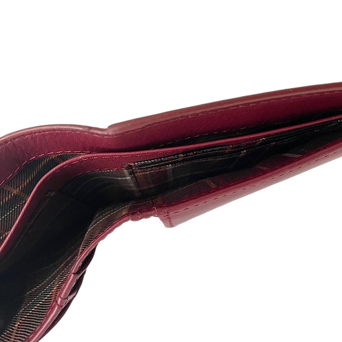 二つ折り財布VI ブラックチェリー