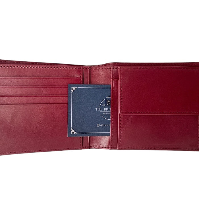 二つ折り財布VI ブラックチェリー