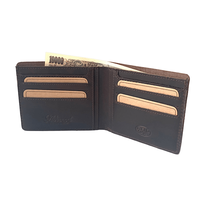 Ashwood レザーウォレット Brown