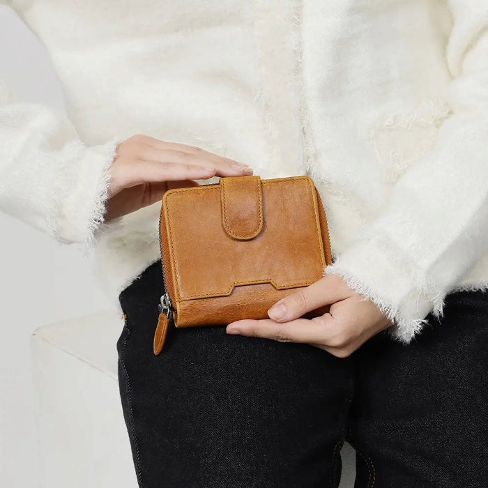 Primehide レザーウォレット 25714 Tan