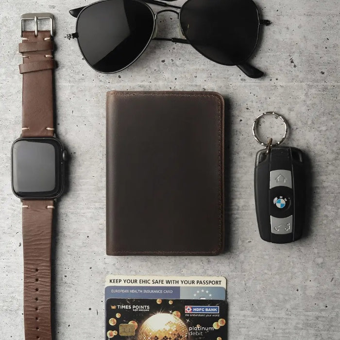 Primehide レザーカードケース 2501 Brown