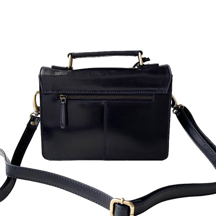 Mini サッチェル サファイヤブルー