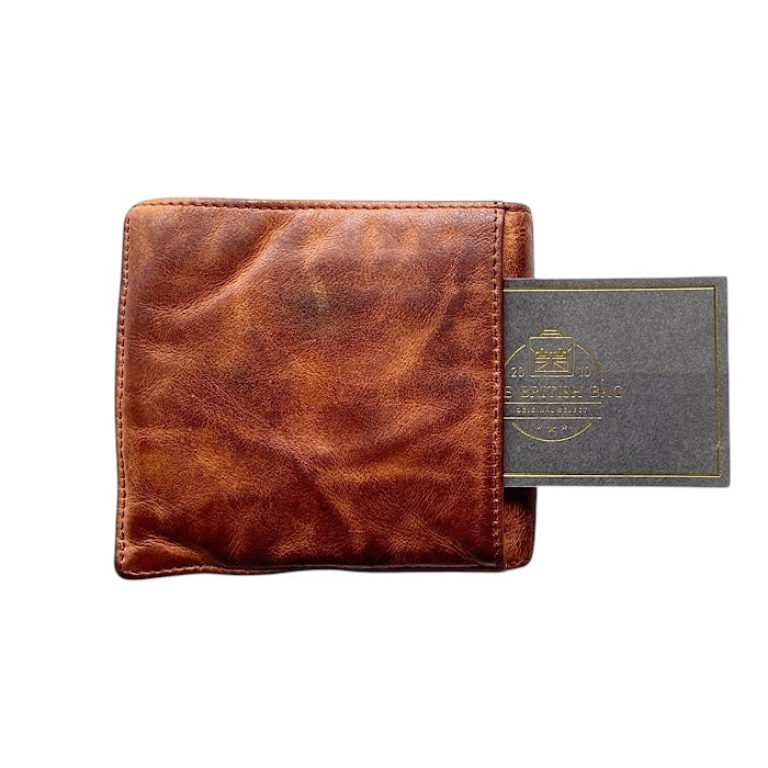 Bifold Wallet (No Coin Case) Dessert Tan