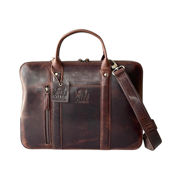 Small ビジネス アンティークブラウン