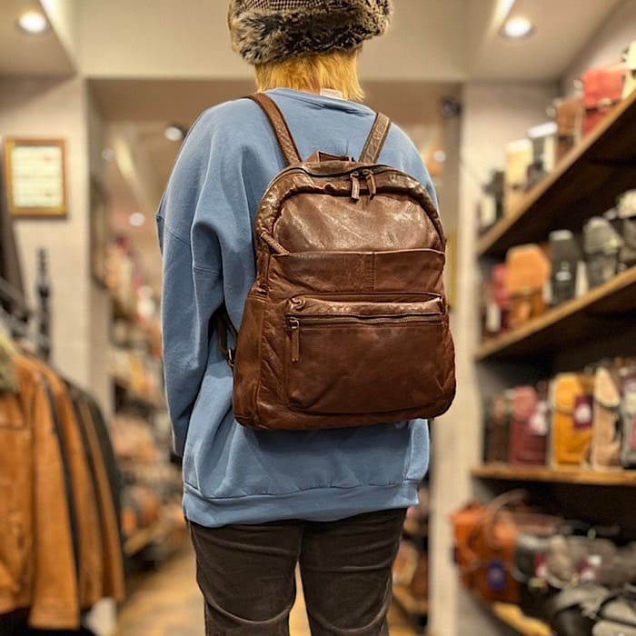 Ruben バックパック Brandy