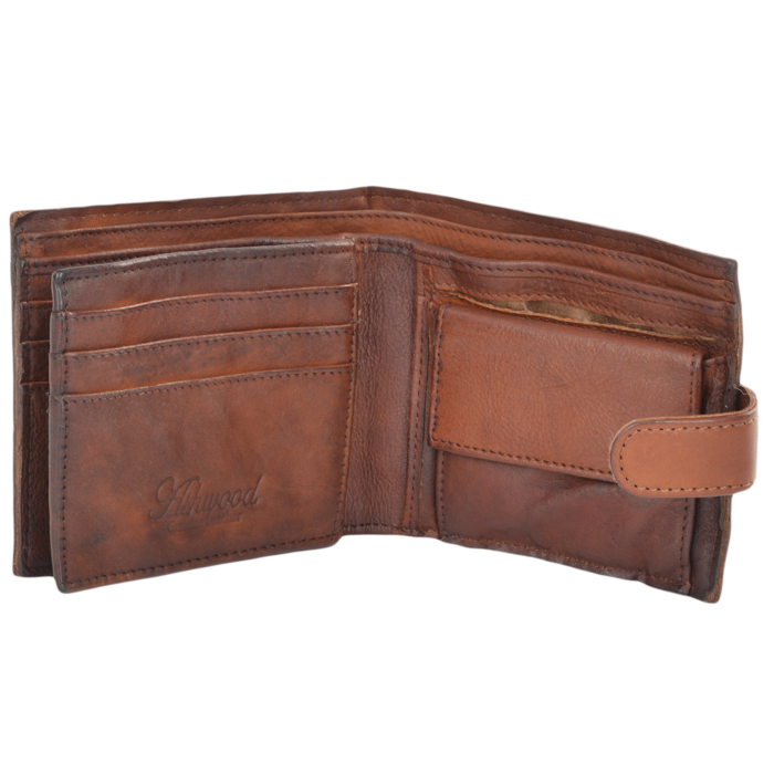 Ashwood 二つ折り レザーウォレット Tan