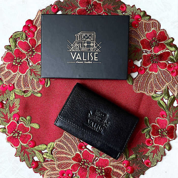 Valise名刺入れ ブラックBuff