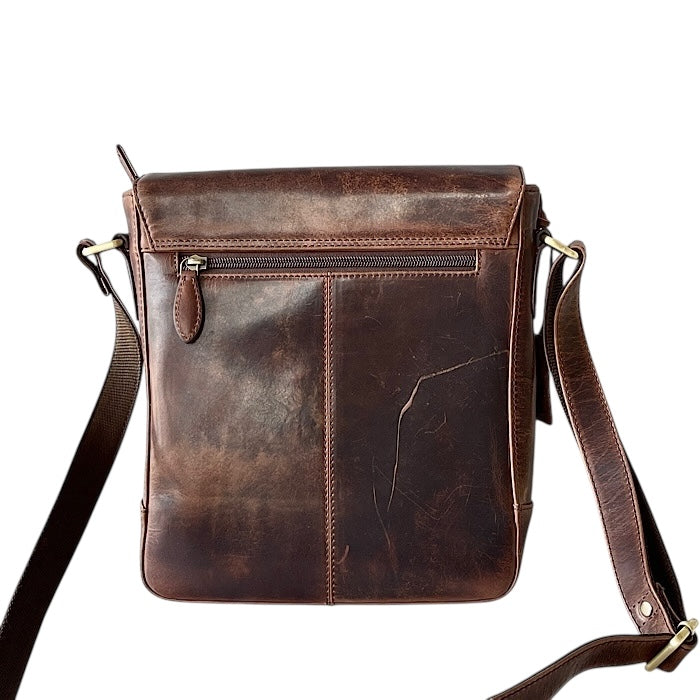 Tall Shoulder Bag S Antique Brown