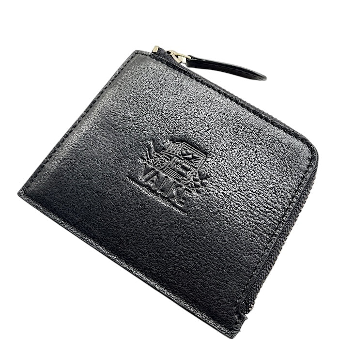 Coin and card case in washed black