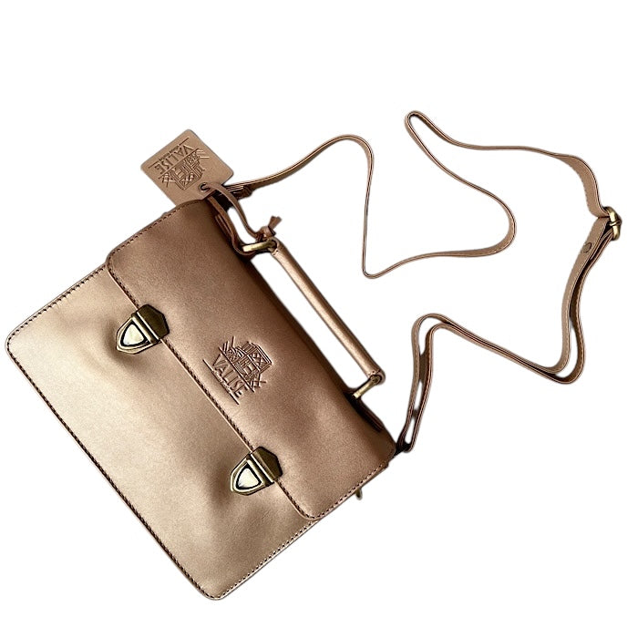 Mini サッチェル シャンパンゴールド