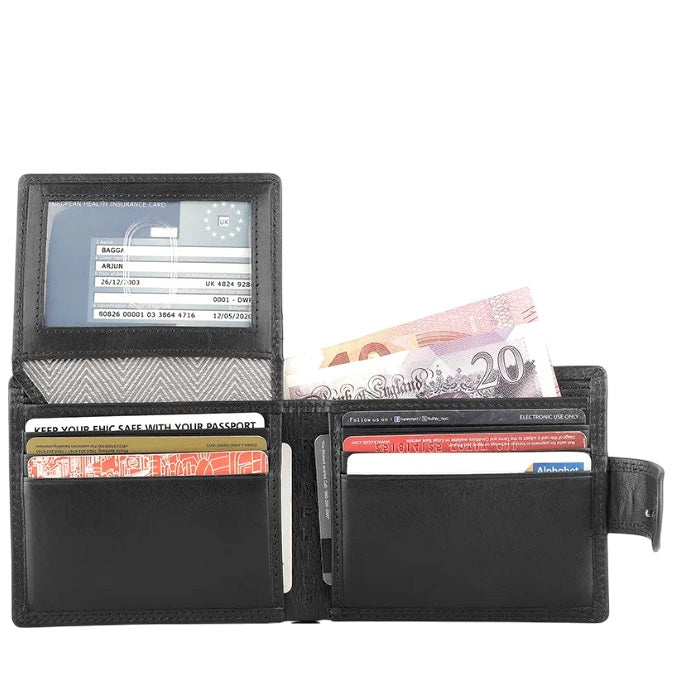 Primehide レザーウォレット 5704 Black
