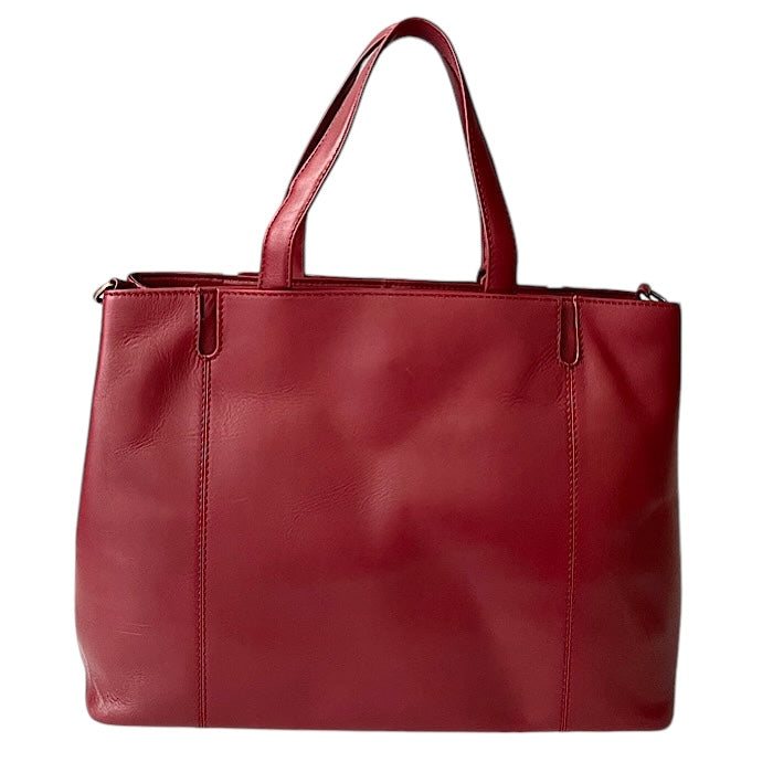 Medium 2wayトート ブラックチェリー