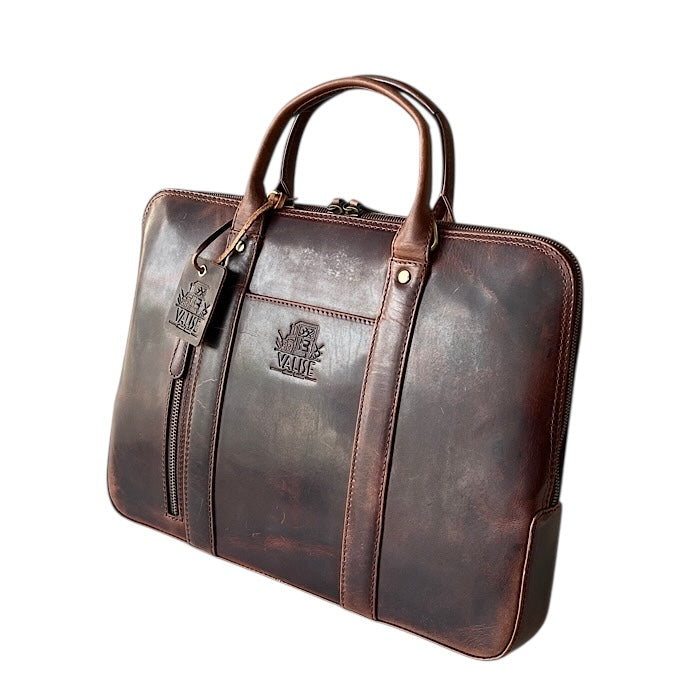 Small ビジネス アンティークブラウン