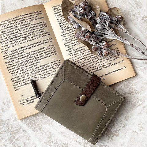 PrimeHide レザーウォレット Grey