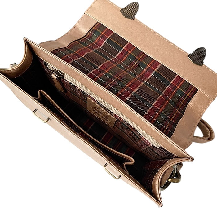 Mini サッチェル シャンパンゴールド