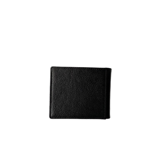 二つ折り財布II ブラックBuff