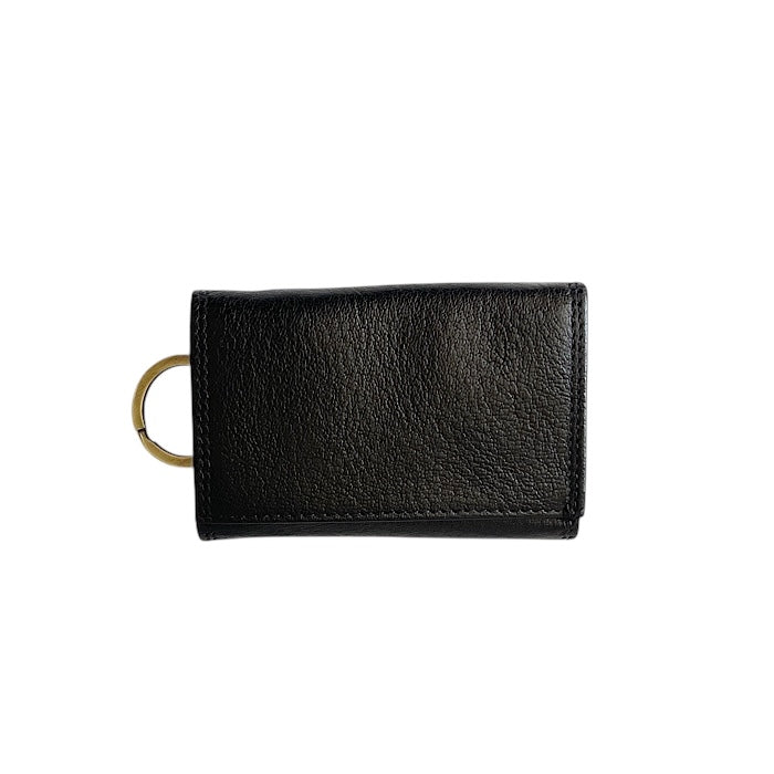 財布付きキーケースII ブラックBuff