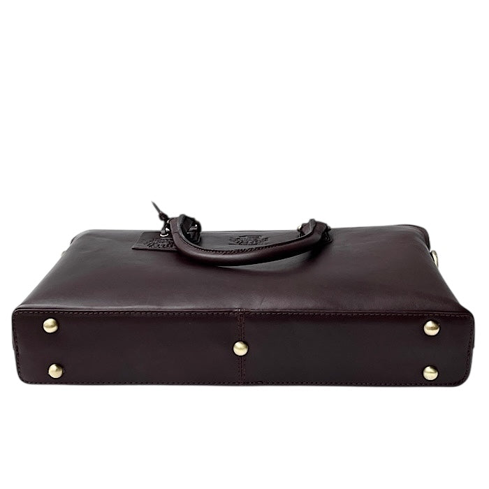 Medium ビジネス チョコブラウン