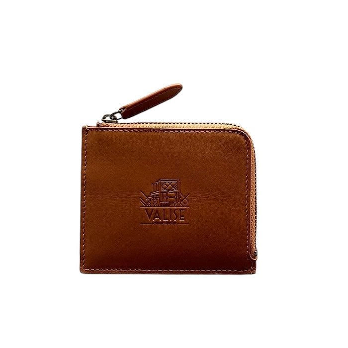 Valise Coin Card Case, Golden Tan