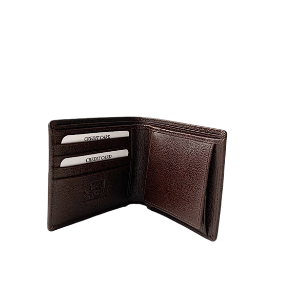 二つ折り財布 マホガニーブラウン