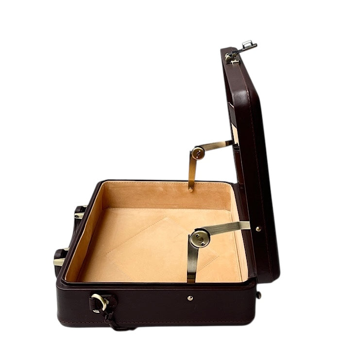 Medium ブリーフケース チョコブラウン