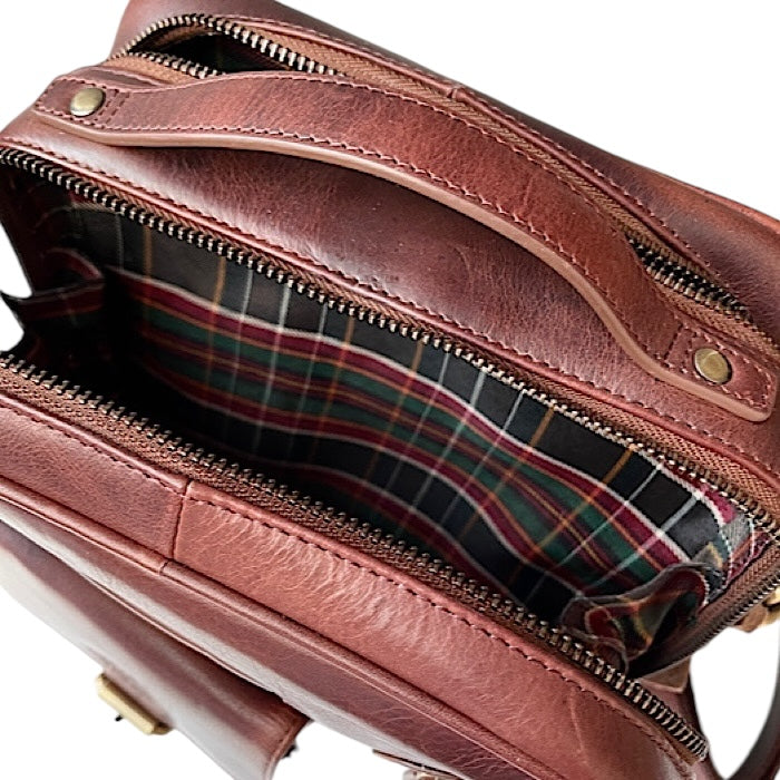 TALL ボックスサッチェル ロイヤルブラウン