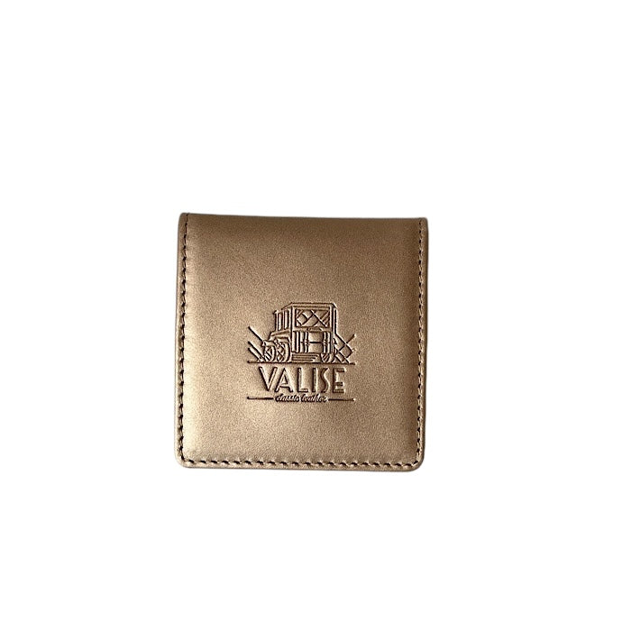 Valise coin case, champagne gold