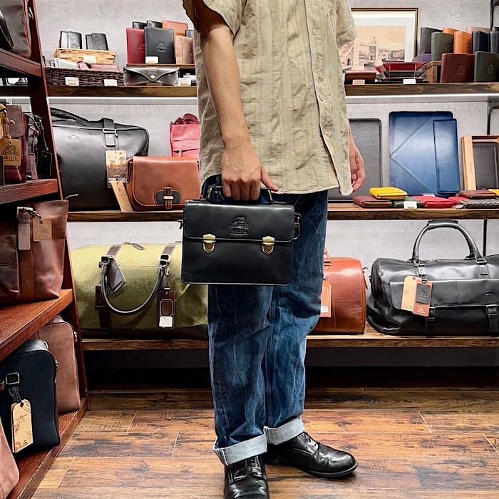 Mini サッチェル サファイヤブルー