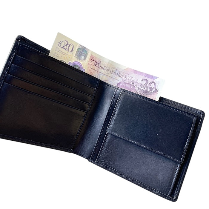 二つ折り財布VI サファイアブルー