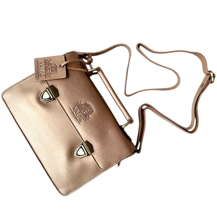 Mini サッチェル シャンパンゴールド